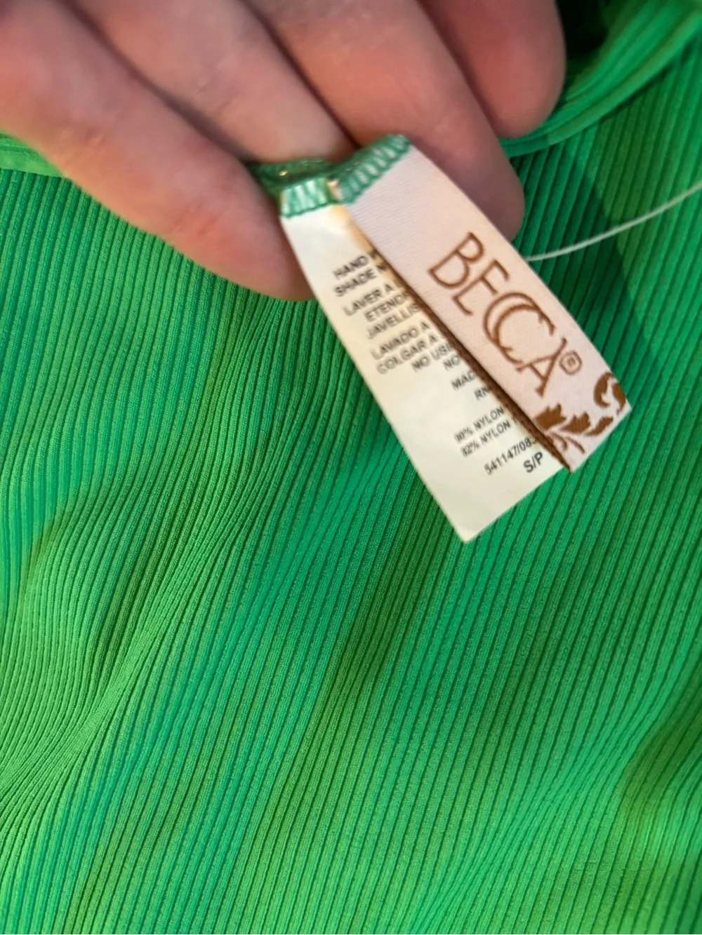 BECCA Emerald Green Halter One-Piece Swimsuit Buckle MSRP $128